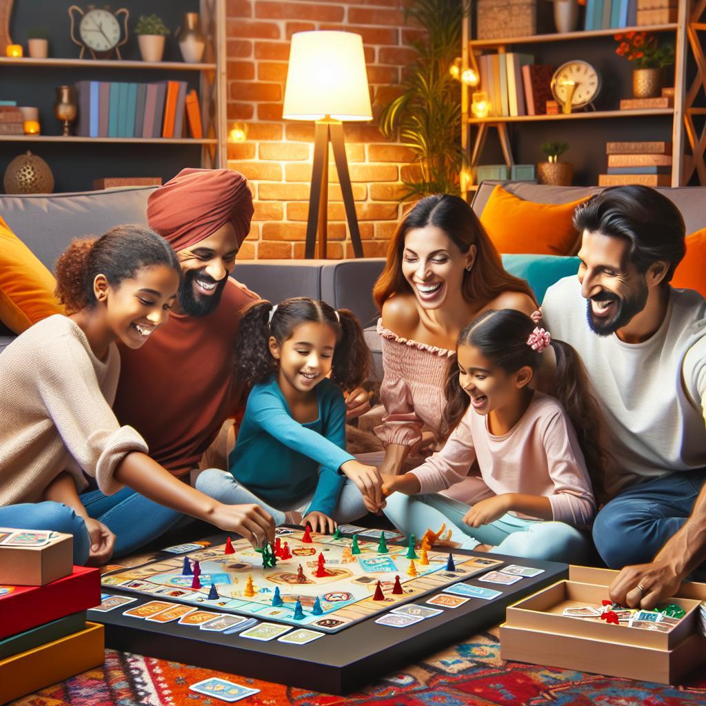 Kooperative Strategiespiele für Familien