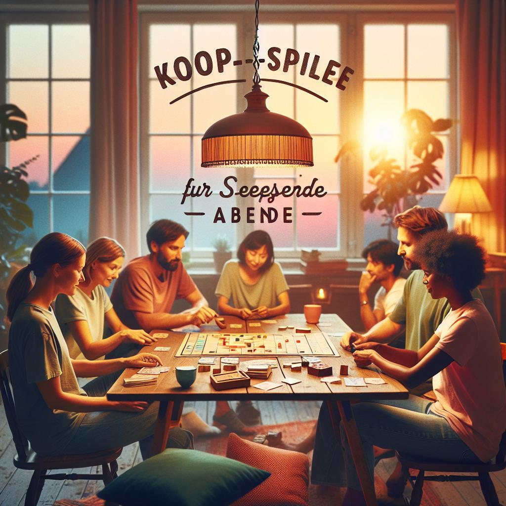 Koop-Spiele für entspannte Abende